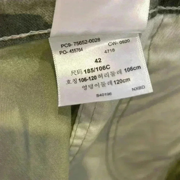 Levi Signature Men's Shorts Big & Tall Size 42 Camo Cargo Shorts Fish Camp Hike - Picture 8 of 8